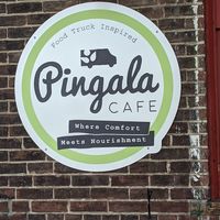 Sign at Pingala Cafe in Burlington