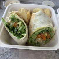 Caesar Wrap (that doesn’t really taste like Caesar BUT still good) at Pingala Cafe in Burlington