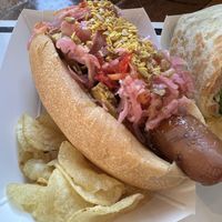 Carrot dog banh mi   at Pingala Cafe in Burlington