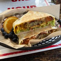 Brunchwrap supreme!  at Pingala Cafe in Burlington