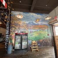 Cute wall 2  at Pingala Cafe in Burlington