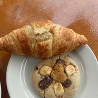  croissant + s’mores cookie   at Pingala Cafe in Burlington
