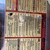 menu  at Pingala Cafe in Burlington