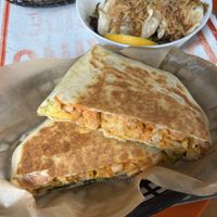 Buffalo mac crunchwrap at Pingala Cafe in Burlington