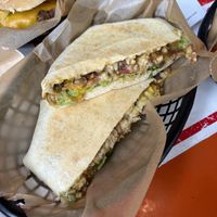  Crunchwrap supreme at Pingala Cafe in Burlington