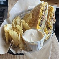Crunchwrap Supreme  at Pingala Cafe in Burlington