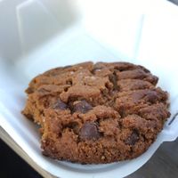 Peanut butter chocolate cookie at Pingala Cafe in Burlington