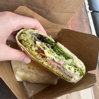 falafel crunch wrap  at Pingala Cafe in Burlington