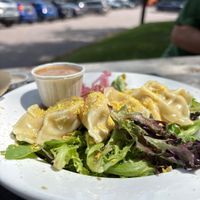 Dumplings  at Pingala Cafe in Burlington