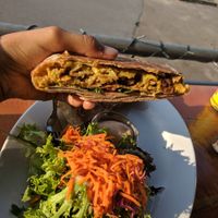 crunch wrap! at Pingala Cafe in Burlington