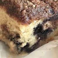 Blueberry gf coffee cake  at Pingala Cafe in Burlington