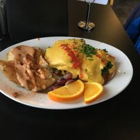 Benedict at Pingala Cafe in Burlington