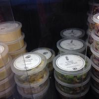 Cold case vegan salads to go for $4 each at Pleasant Pops in Washington