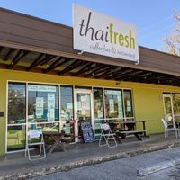 Contactless pickup. at Thai Fresh in Austin
