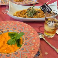 Arroz con setas & salmorejo at L'Orangier in Sevilla