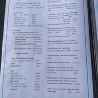 Vg = Vegan  at The Oyster Bar & Restaurant in Oban