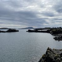 The view at the outside sitting area 🌊  at The Oyster Bar & Restaurant in Oban