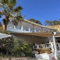 View behind from down upwards    at Amante in Ibiza