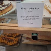 Vegan Carrot Cake (Sold Out that day) at Neumanns Café in Berlin