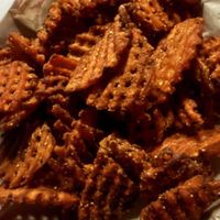 Sweet potato fries (amazing!)  at Top of Tacoma Bar and Cafe in Tacoma