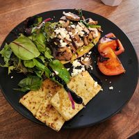 Mushroom toast at The Dingo Cafe in Lithgow