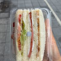 Vegan ham & floss sandwich at IJySheng Nanjing - 一之軒南京 in Taipei