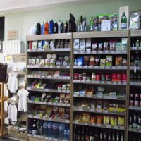 Water,juices,coffee,tea,crackers and biscuits. Organic Baby clothes at Zelen Bio in Sofia