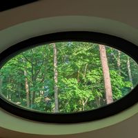 Love the oval windows at HOTEL BENT Restaurant in Oisterwijk