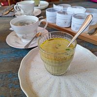 High tea soup at Hotel Bent in Oisterwijk