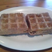 churro waffle at TIABI Coffee & Waffle Bar - Maryland Pkwy in Las Vegas