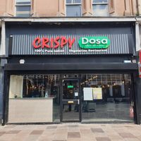 Outside at Crispy Dosa in Cardiff