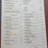 Menu 2 at Crispy Dosa in Cardiff