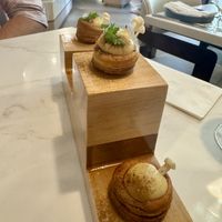 Parsnip truffle vol-au-vent  at Reverie Restaurant and Cocktail Bar in Brooklyn