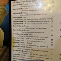 Vegan combos at Ginger Sushi in Vancouver