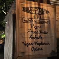 Street sign  at Esencia Nativa in El Zonte