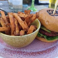 Veggie-Burger at Taatjem Deel in Sylt