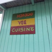 Outside signage at Mokocho Cuisine in Castries City