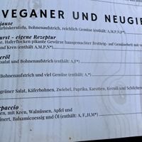 Speisekarte (vegan)  at Weingut Buschenschank Schneiderannerl in Gleinstaetten