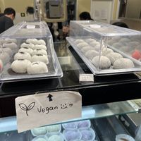 two vegan options   at Aiko‘s Mochi in Dusseldorf