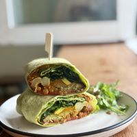 Vegan Brekky Wrap  at Morning Glory Cafe in Coogee