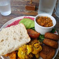 Vegan big breakfast at Morning Glory Cafe in Coogee