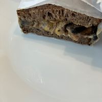 Mushroom sandwich at Gleam & Sip  in Toronto