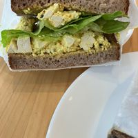 Tofu egg salad sandwich  at Gleam & Sip  in Toronto