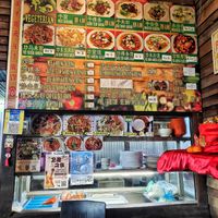 Stall front pure vegetarian stall at Old House Vegetarian - 老屋素食 in Miri