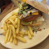 Vegan burger   at Brunchit - Salamanca in Madrid
