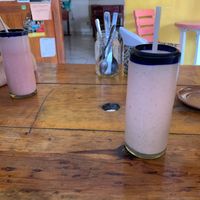 Vegan milkshakes  at Vegetariano Mar y Tierra in Tulum