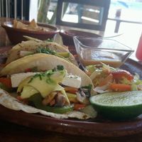 Vegan tacos at Vegetariano Mar y Tierra in Tulum