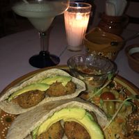 falafel pita at Vegetariano Mar y Tierra in Tulum
