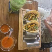 Tacos (one‘s missing already😉)  at Arles in Campeche