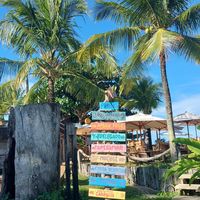 Beach club at La Plage Beach Club in Porto Seguro